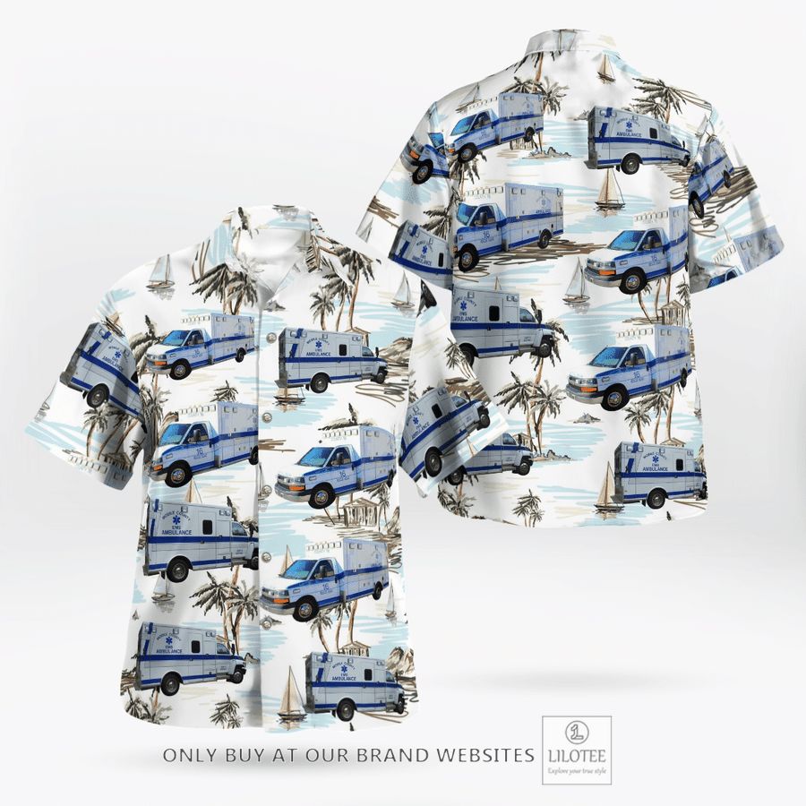 Mobile County EMS Hawaiian Shirt 17