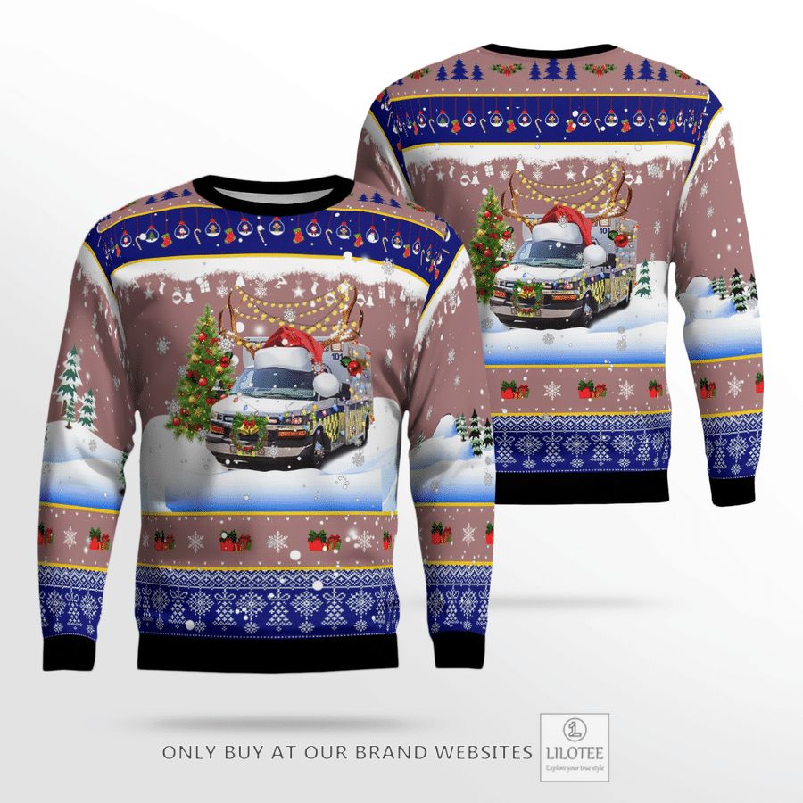 Nature Coast EMS Christmas 3D Sweater 24