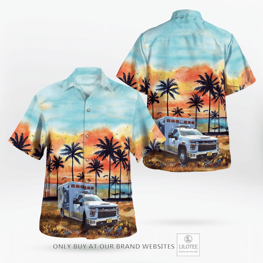 Nature Coast EMS Sunset Hawaiian Shirt 16