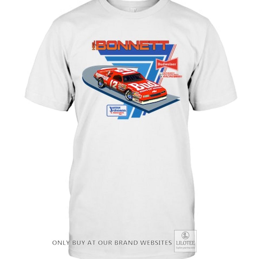 Neil Bonnet 12 Budweiser Racing On Track At Pocono 2D Shirt, Hoodie 6