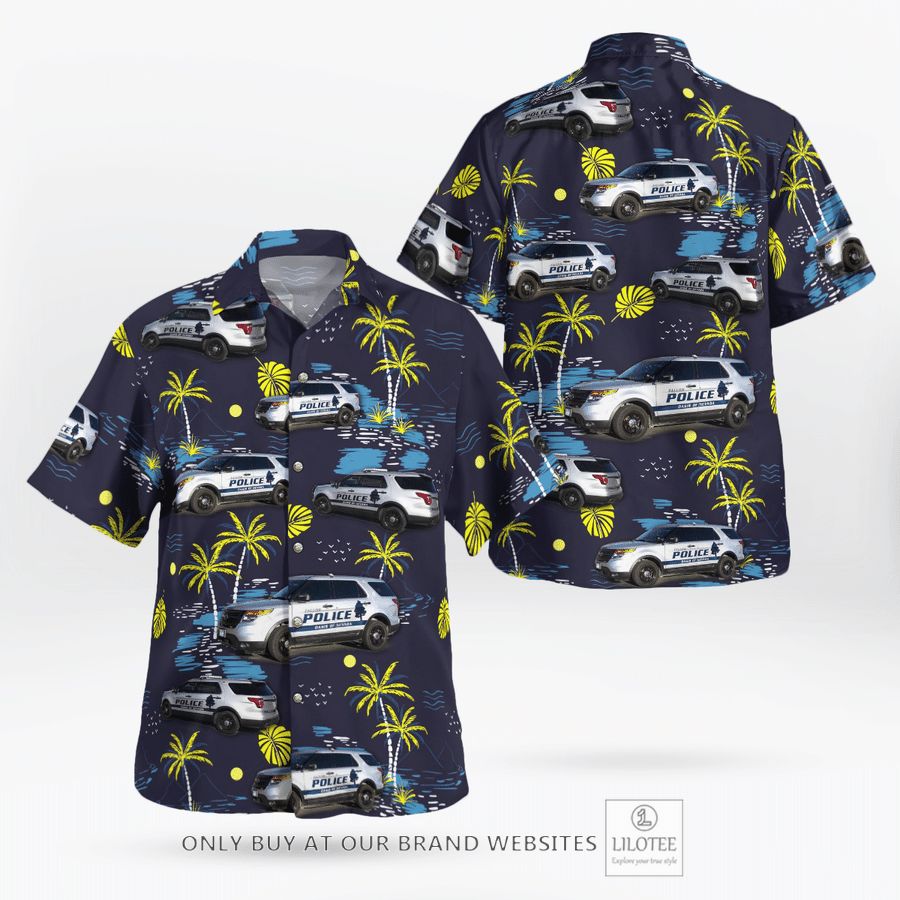 Nevada Fallon Police Department Ford Explorer Hawaiian Shirt 17