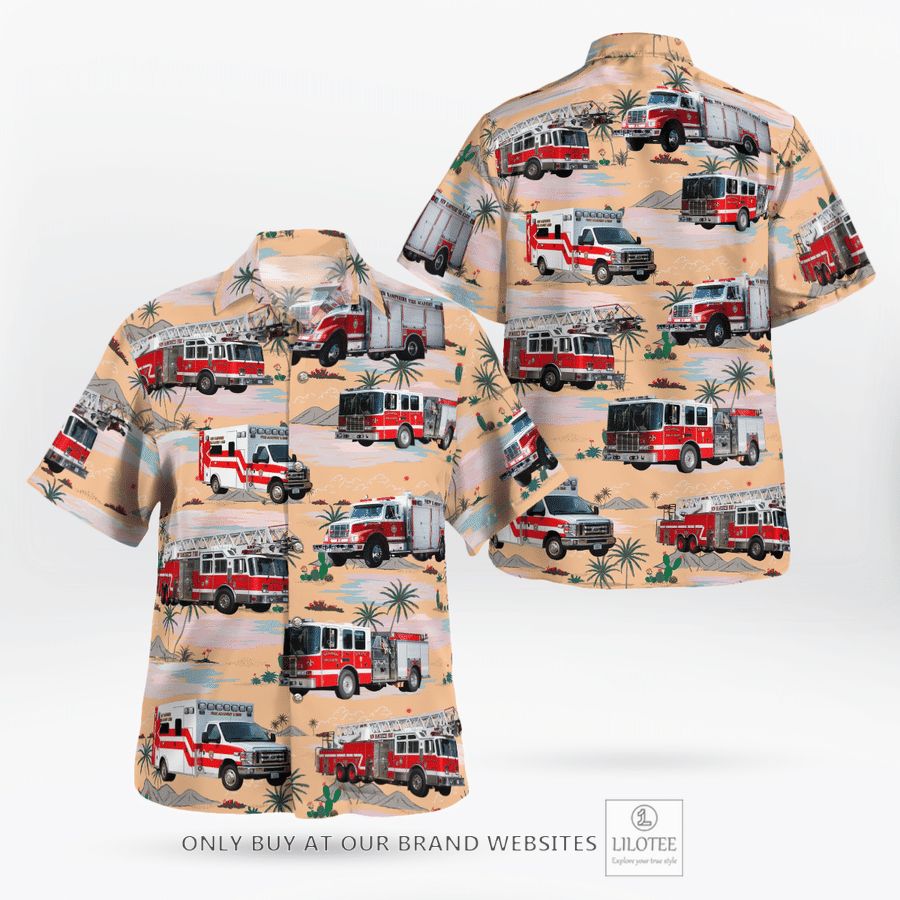 New Hampshire Fire Academy & Emergency Medical Services Hawaiian Shirt 16