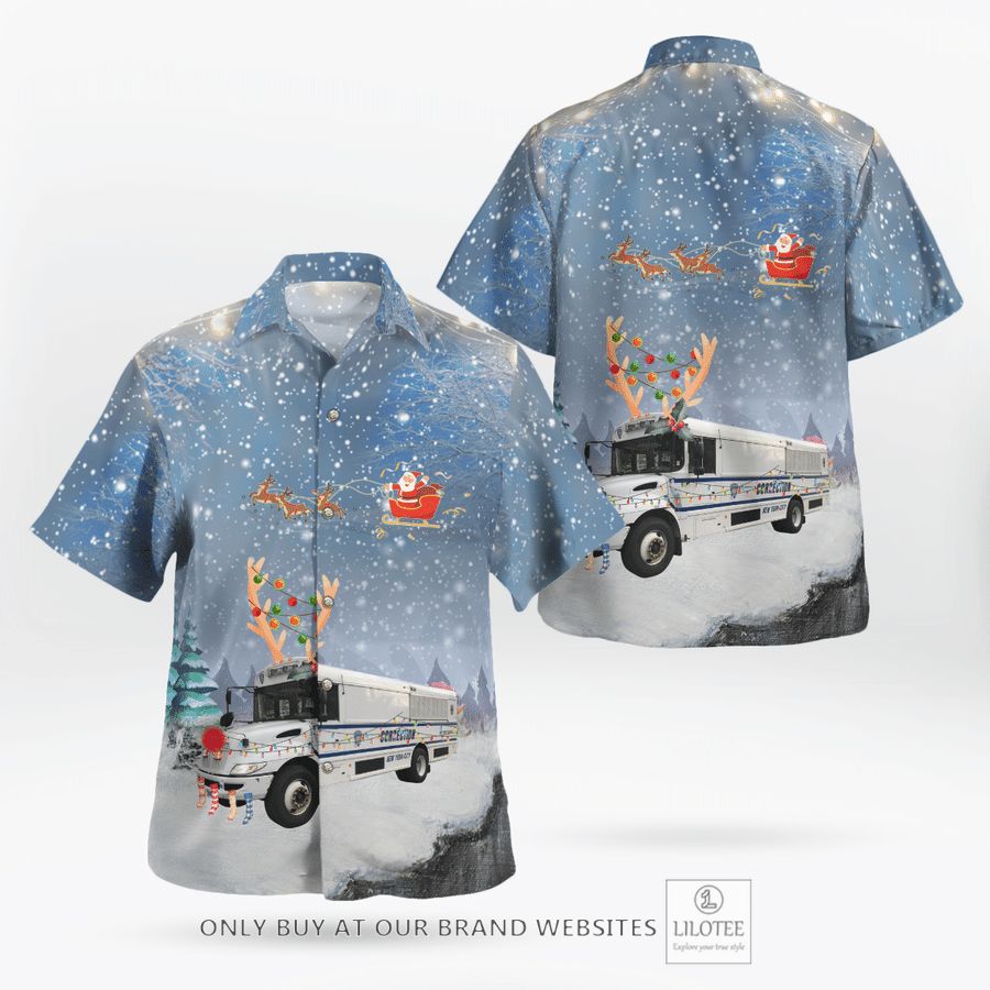 New York City Department Of Correction Christmas Hawaiian Shirt 17