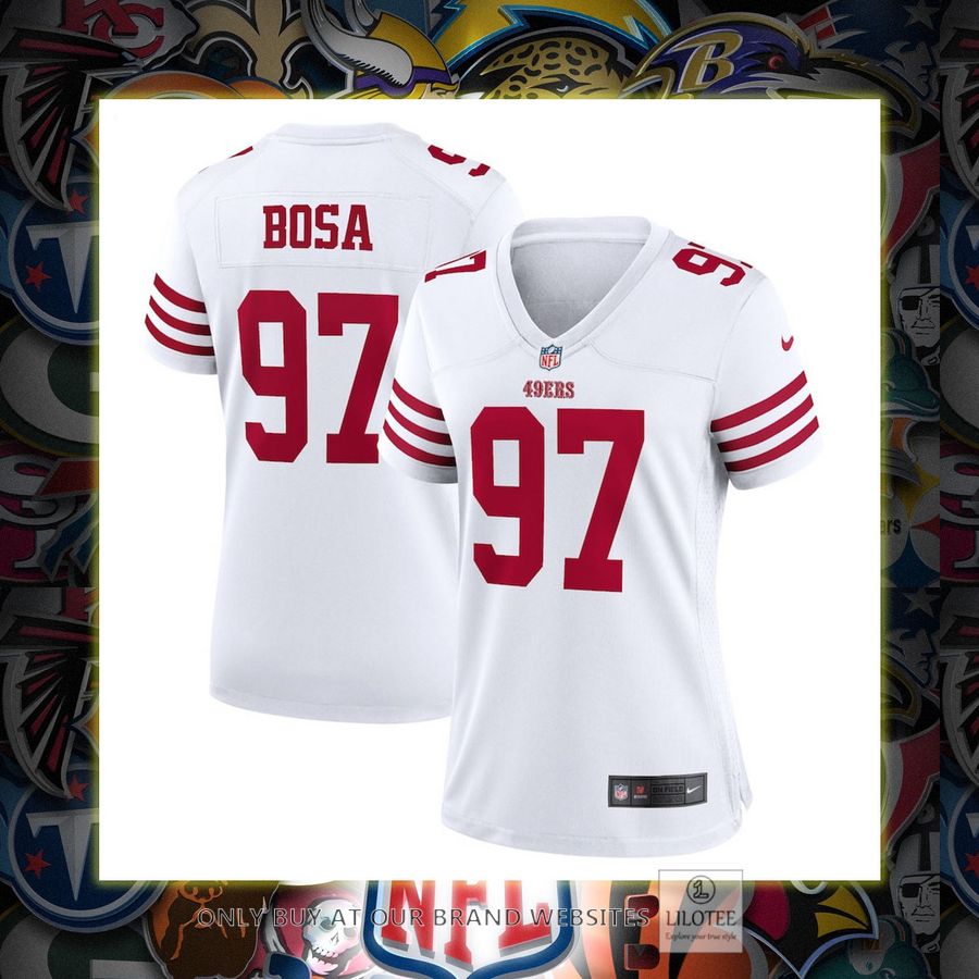 Nick Bosa San Francisco 49Ers Nike Womens Player Game White Football Jersey 7