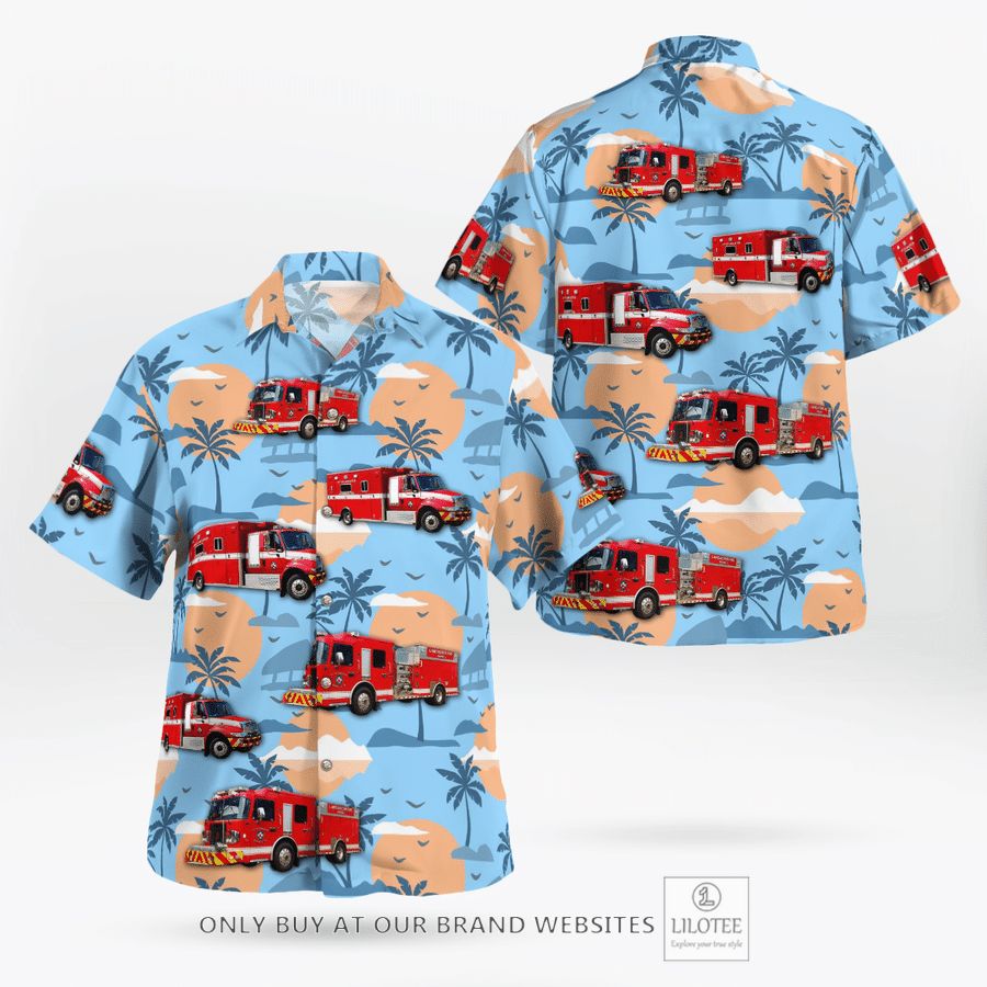 Ohio Lancaster Fire Department Hawaiian Shirt 17