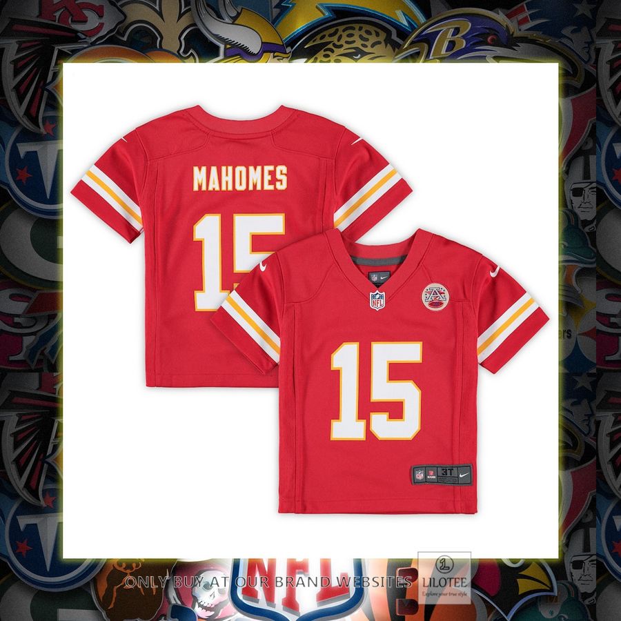 Patrick Mahomes Kansas City Chiefs Nike Toddler Red Football Jersey 2
