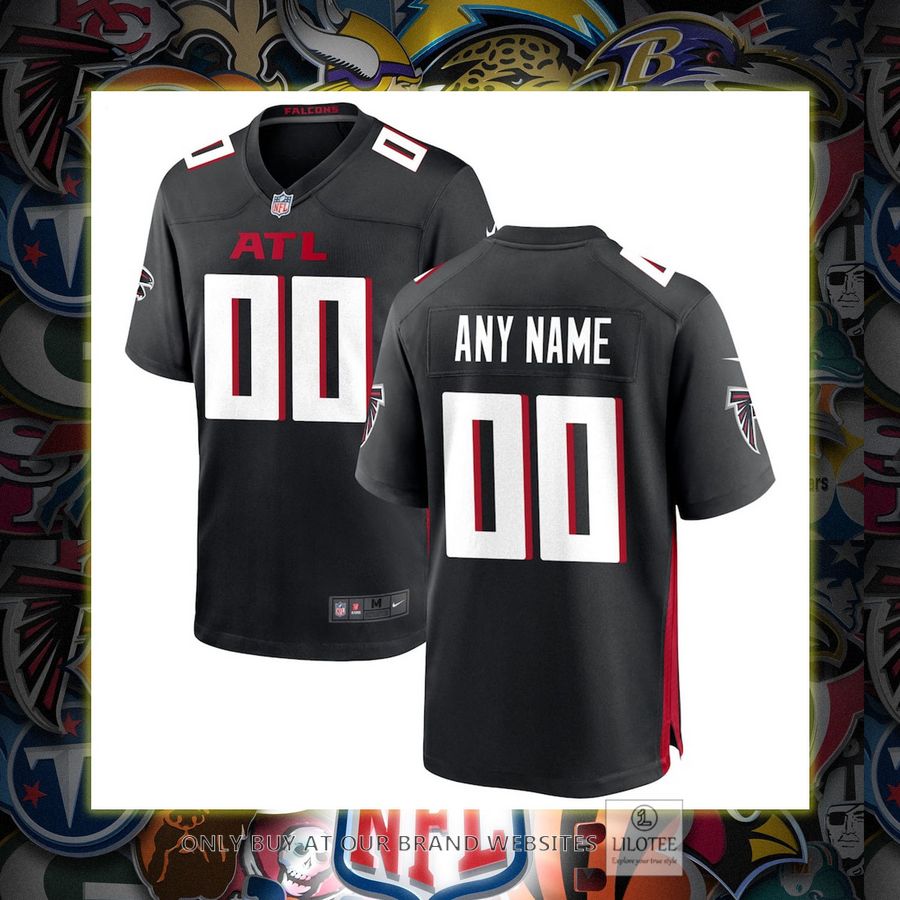 Personalized Atlanta Falcons Nike Black Football Jersey 7