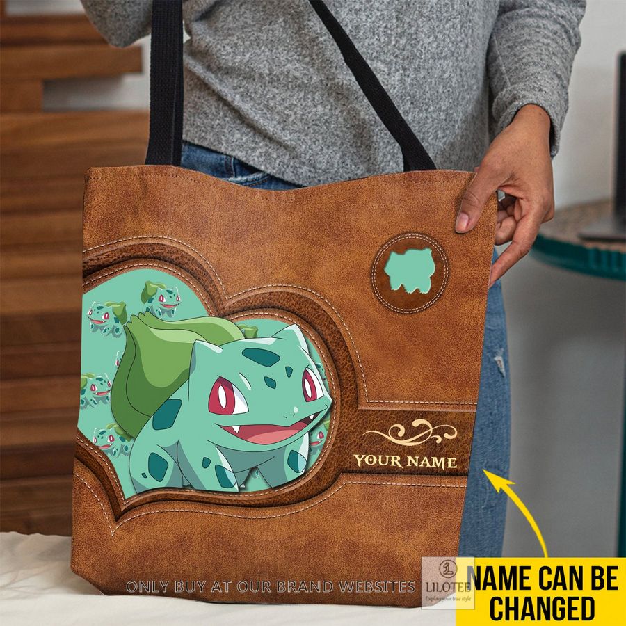 Personalized Pokemon Bulbasaur All Over Tote bag 2