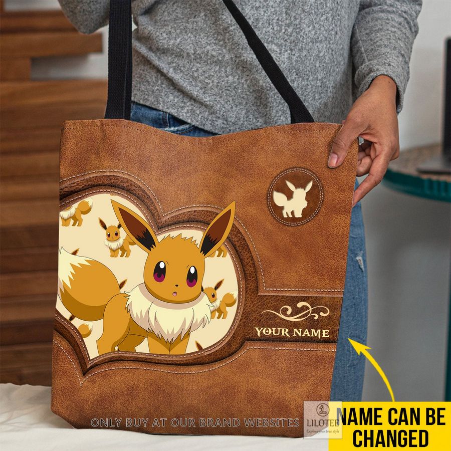 Personalized Pokemon Eevee All Over Tote bag 2