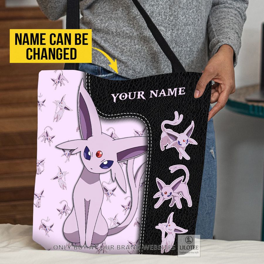 Personalized Pokemon Espeon All Over Tote bag 3