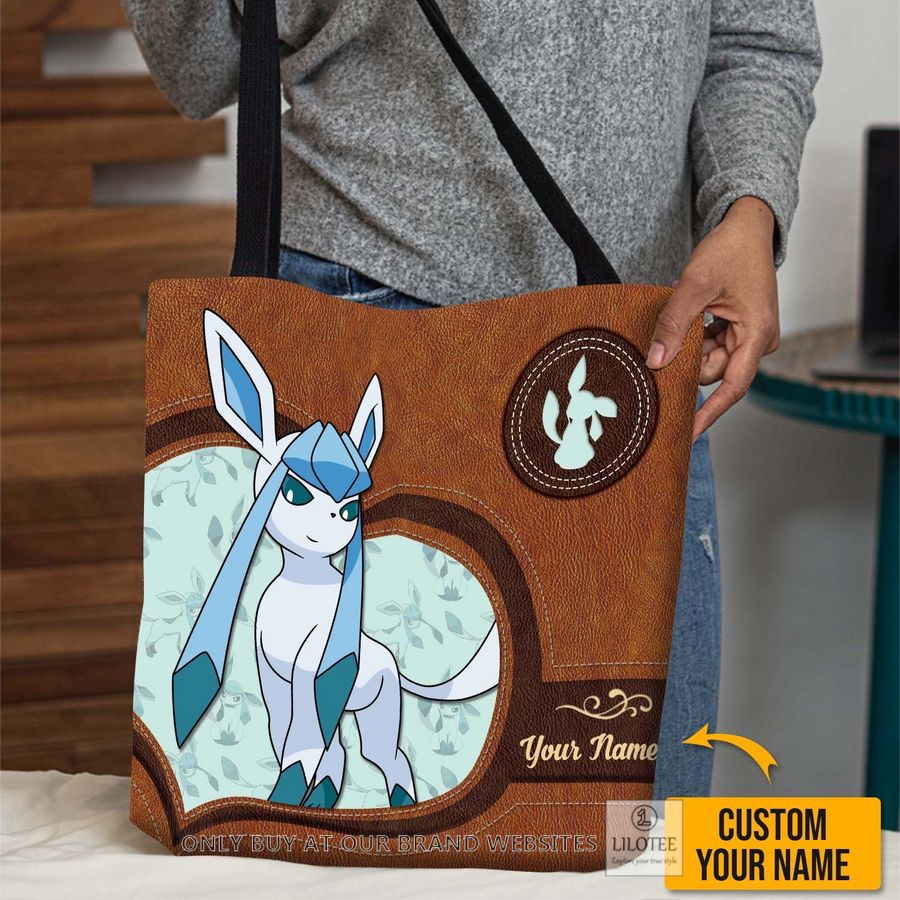 Personalized Pokemon Glaceon All Over Tote bag 3