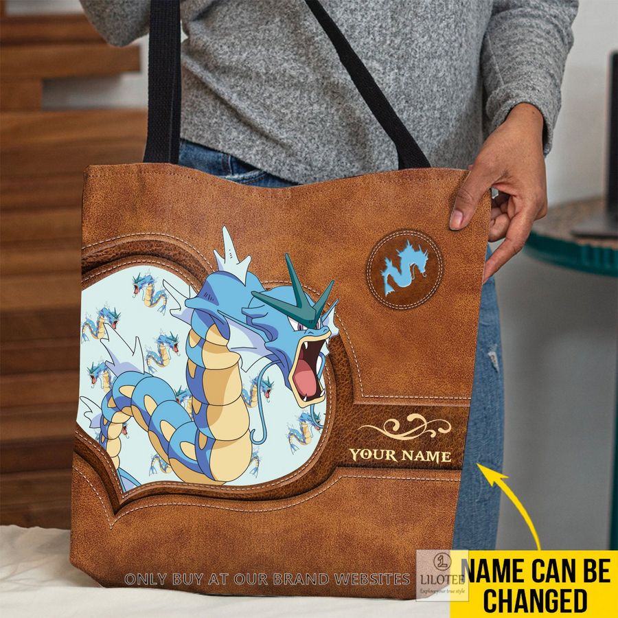 Personalized Pokemon Gyarados All Over Tote bag 3