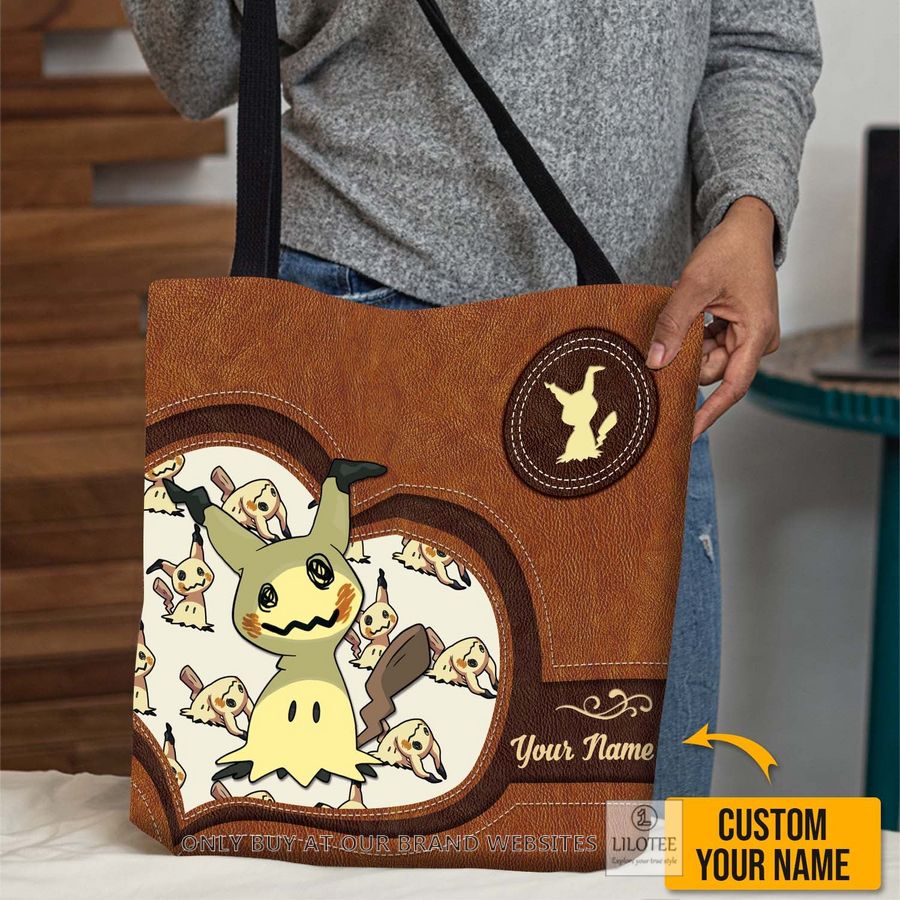 Personalized Pokemon Mimikyu All Over Tote bag 3