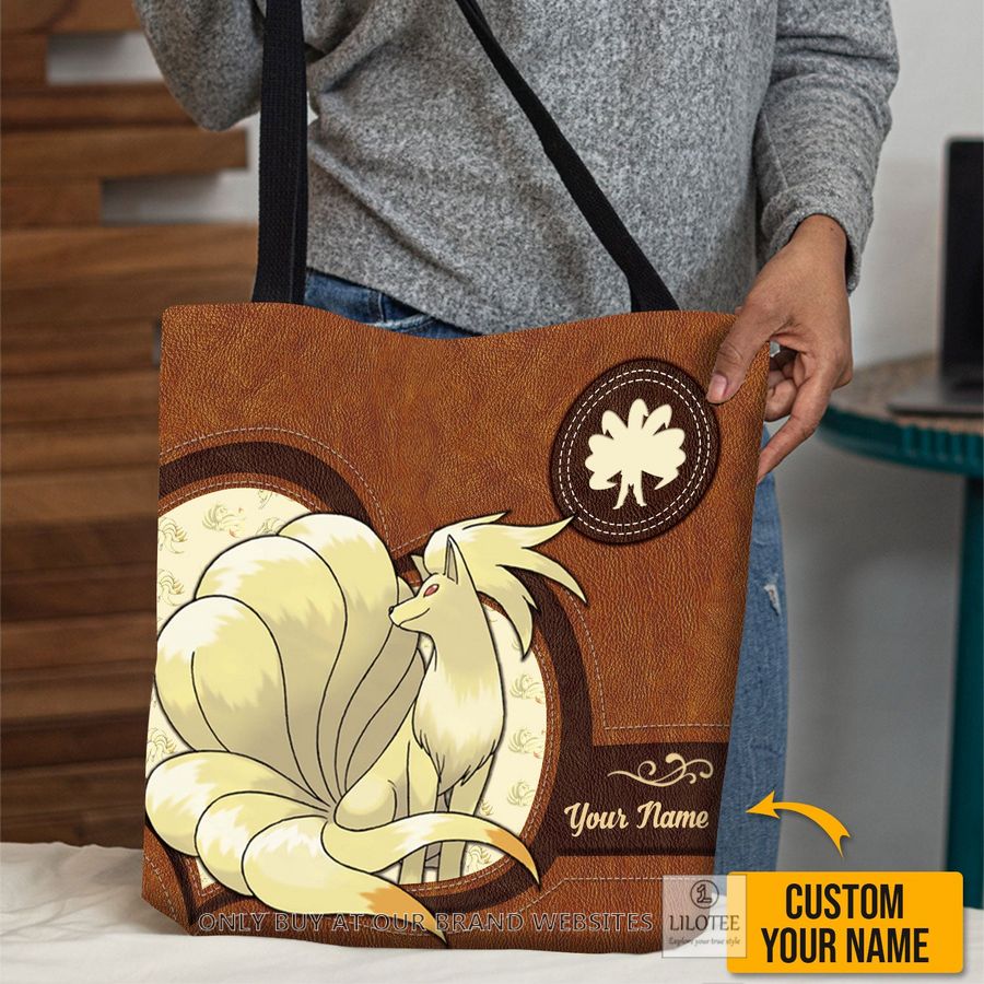 Personalized Pokemon Ninetales All Over Tote bag 3
