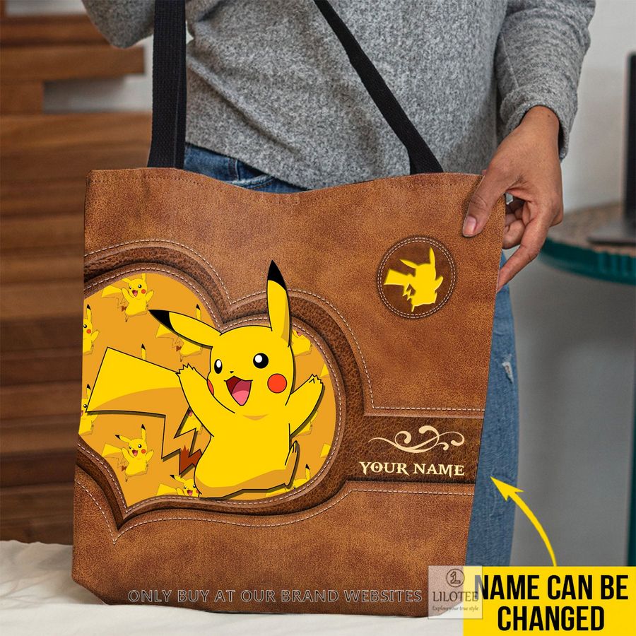 Personalized Pokemon Pikachu All Over Tote bag 2