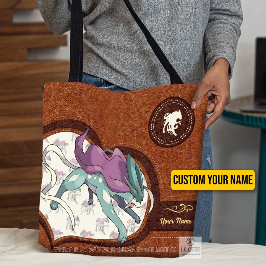 Personalized Pokemon Suicune All Over Tote bag 3