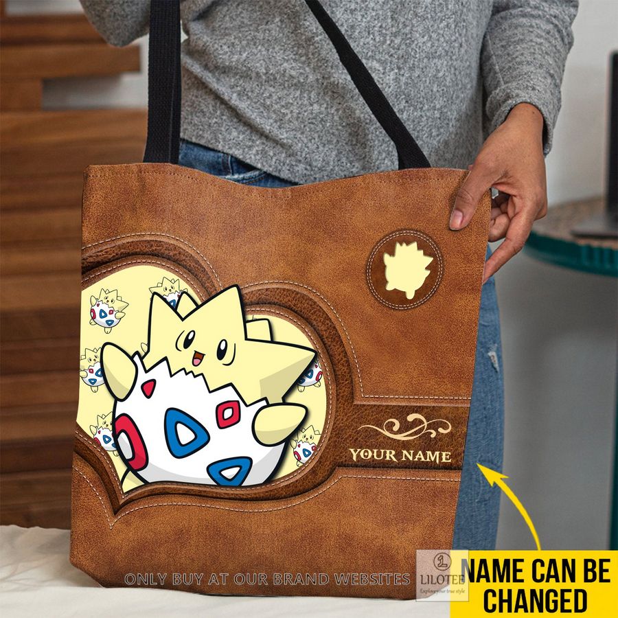 Personalized Pokemon Togepi All Over Tote bag 3