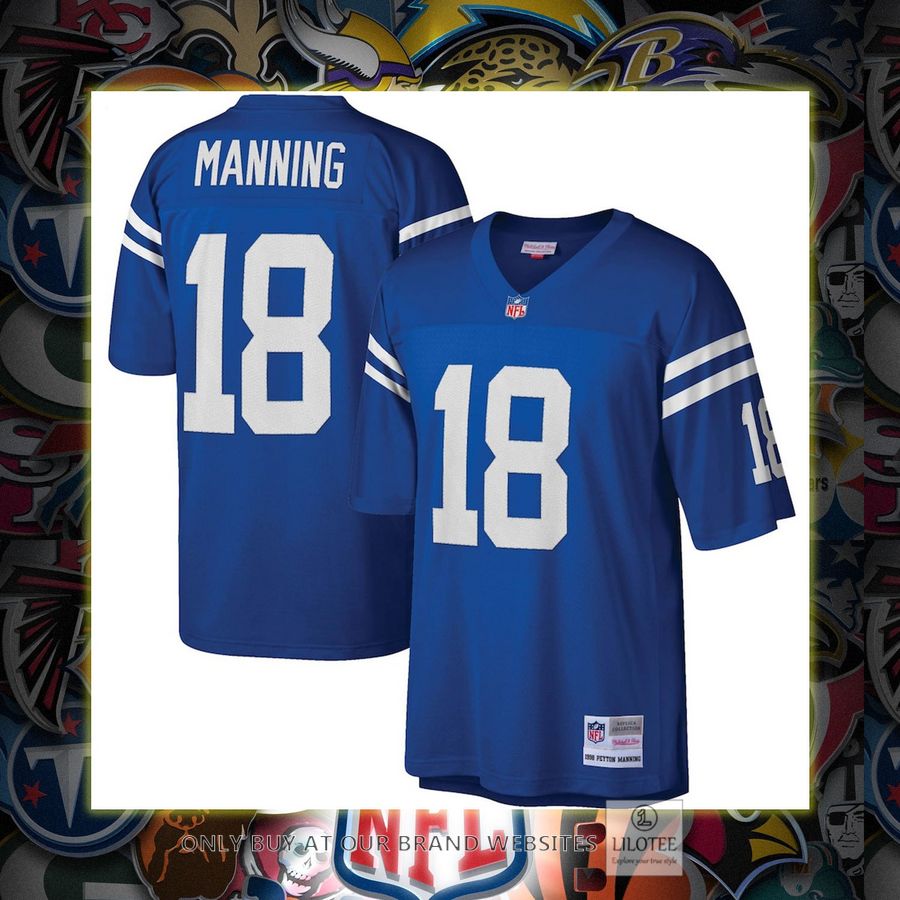 Peyton Manning Indianapolis Colts Mitchell & Ness Legacy Replica Royal Football Jersey 6