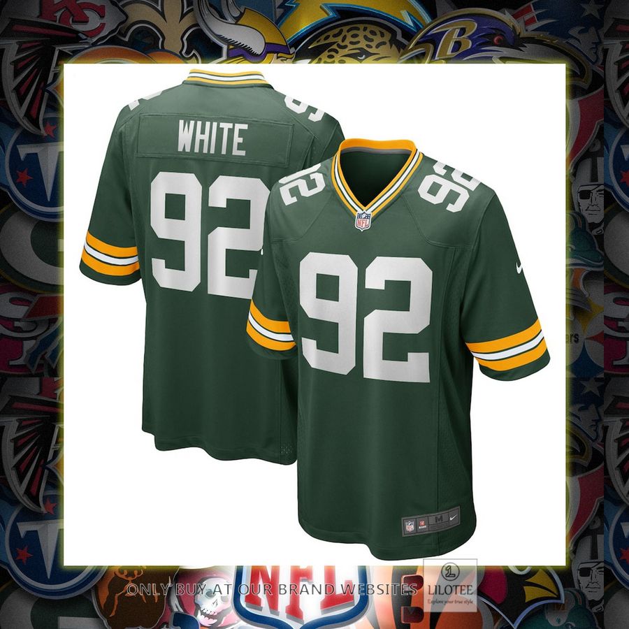 Reggie White Green Bay Packers Nike Game Retired Player Green Football Jersey 7