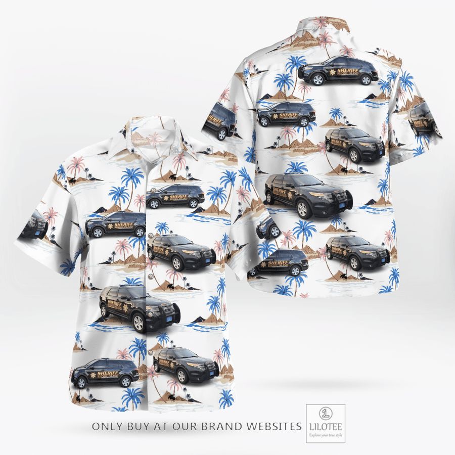 Alternative view of Rhode Island Sheriff Hawaiian Shirt