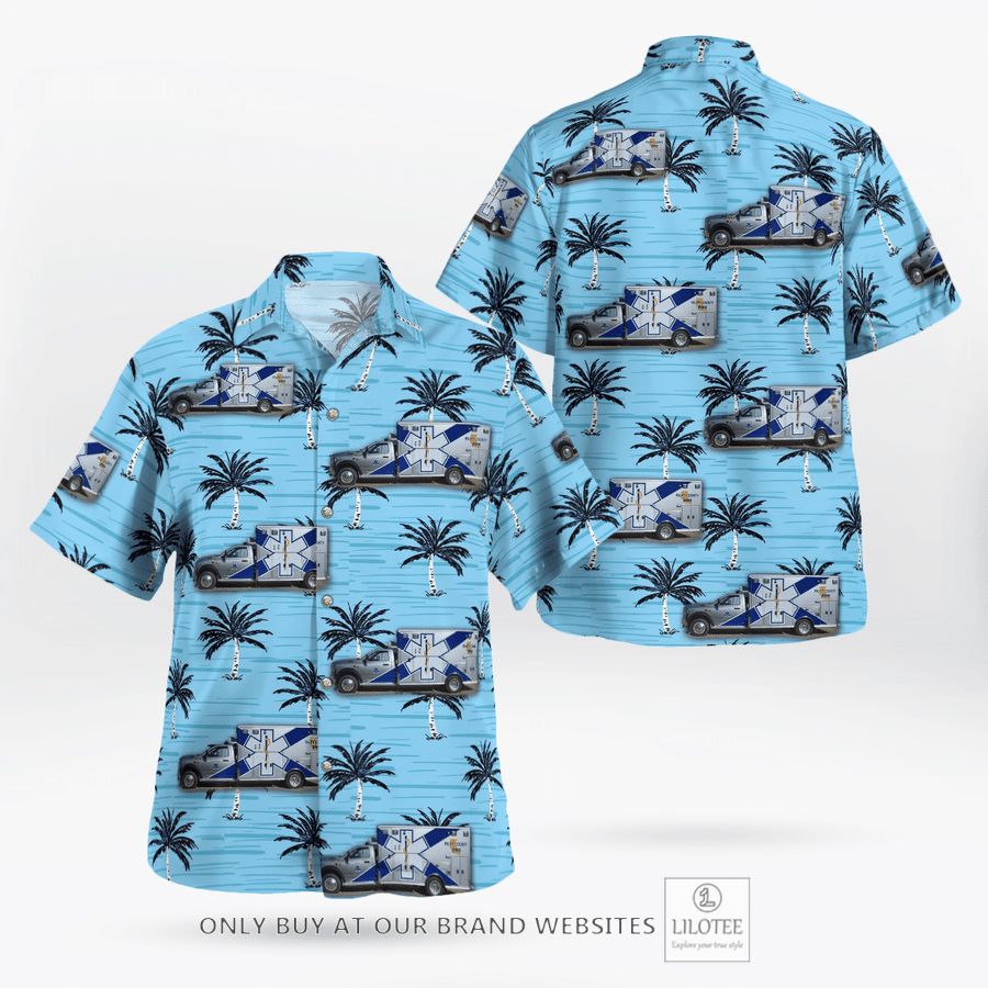 Riley County EMS Hawaiian Shirt 17