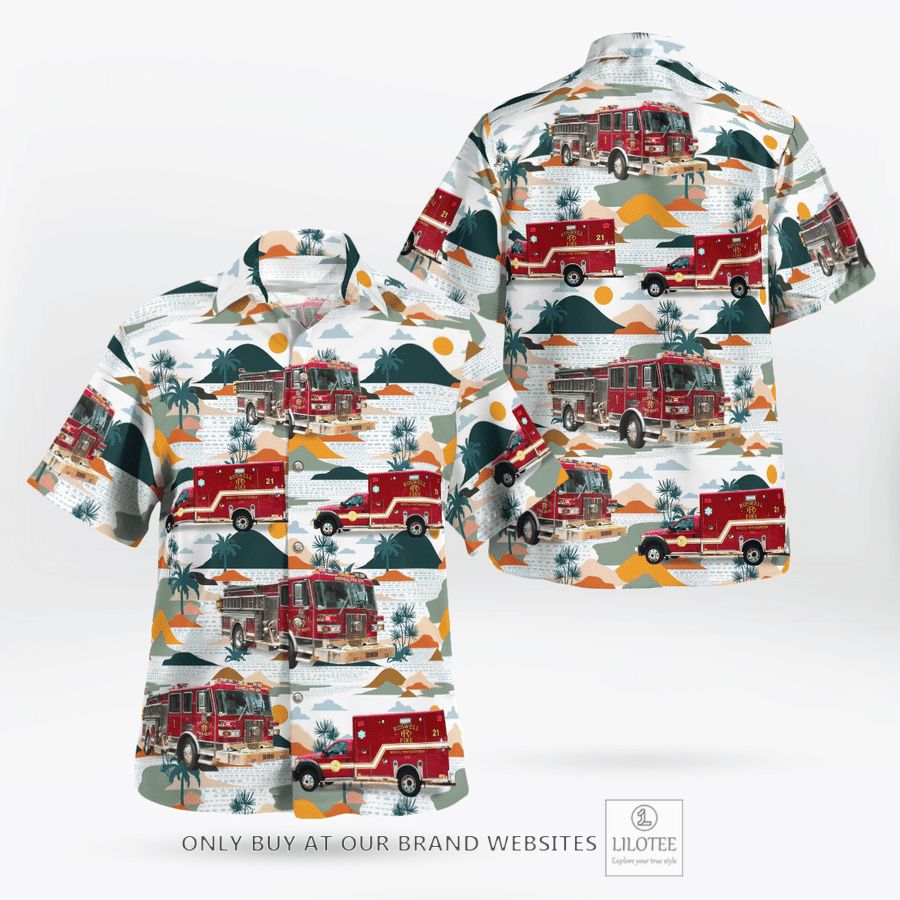 Roswell Fire Department Hawaiian Shirt 16