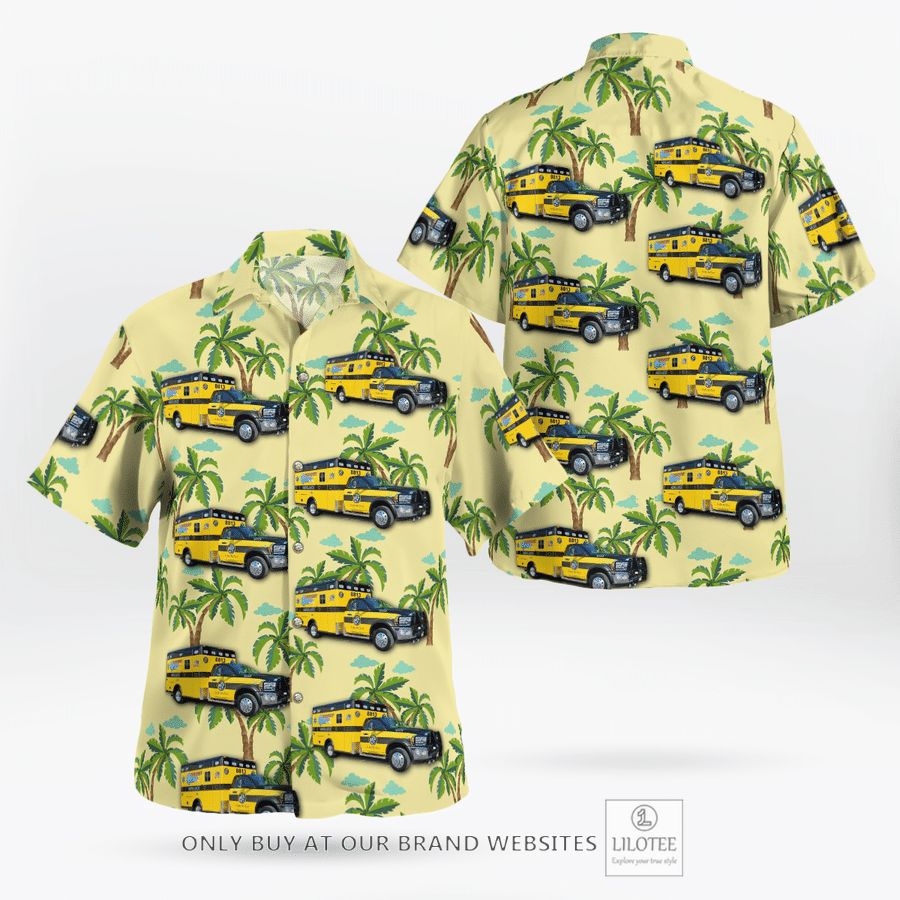 South Carolina, Union County EMS Hawaiian Shirt 17
