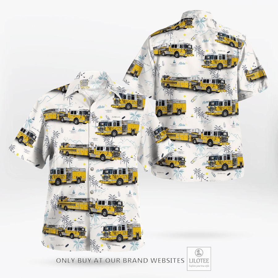 St. Mary's County, Maryland Bay District Volunteer Fire Department Hawaiian Shirt 17