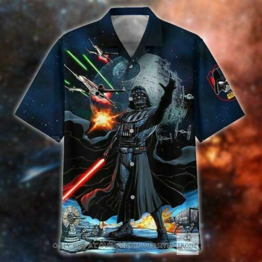 Star War Darth Vader Fights Hawaiian Shirt 3