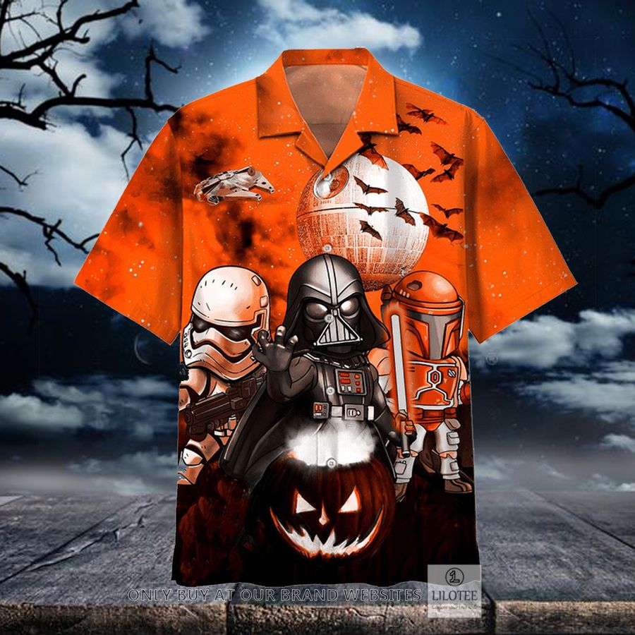 Star War Darth Vader Stormtrooper Boba Fett Halloween Hawaiian Shirt 3