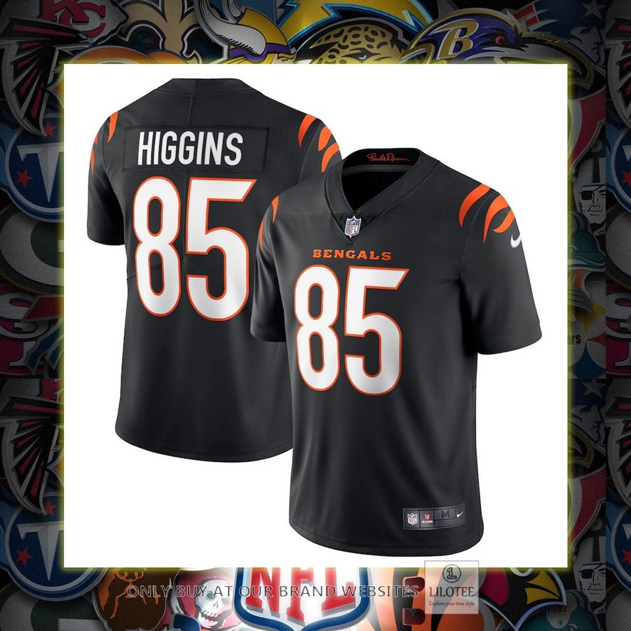 Tee Higgins Cincinnati Bengals Nike Vapor Black Football Jersey 6