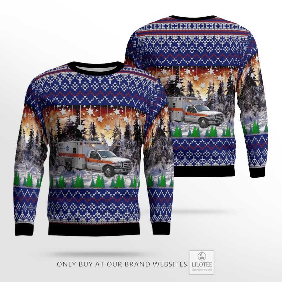 Tennessee, Cumberland County EMS Christmas 3D Sweater 24
