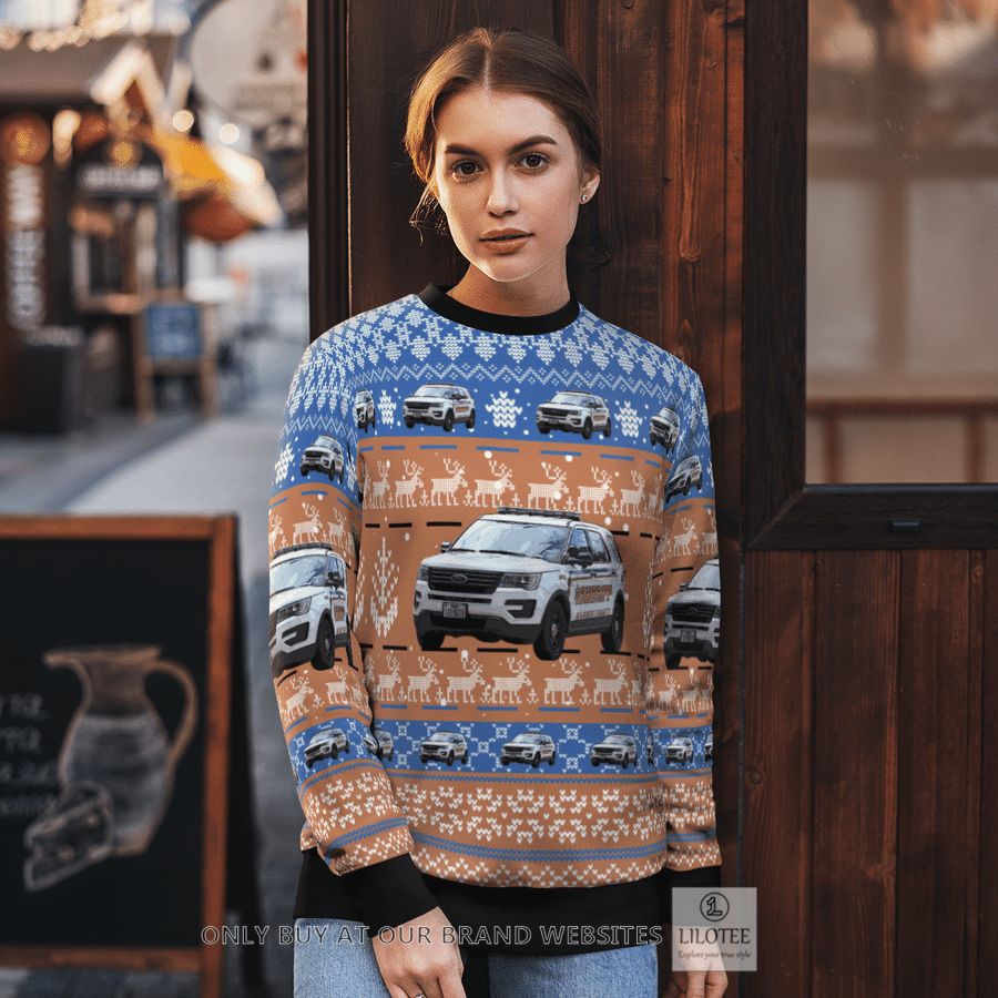 Texas Harris County Sheriff Ford Police Interceptor Utility Sweater 4 Texas Harris County Sheriff Ford Police Interceptor Utility Sweater - Image 4