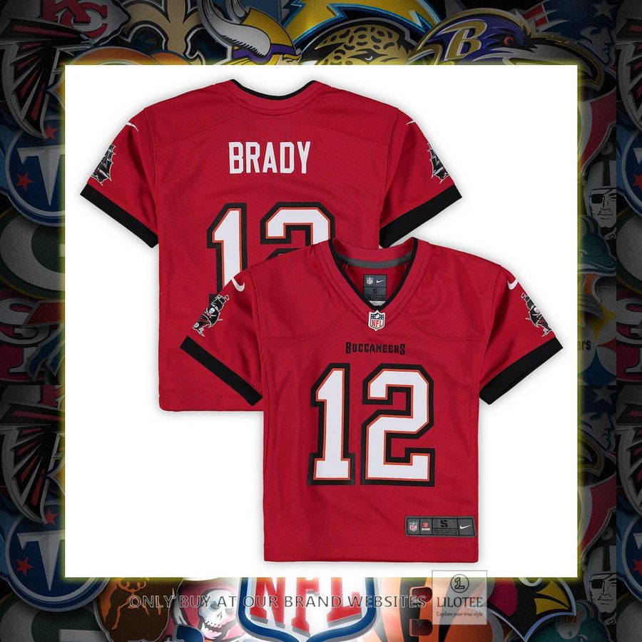 Tom Brady Tampa Bay Buccaneers Nike Preschool Game Red Football Jersey 7