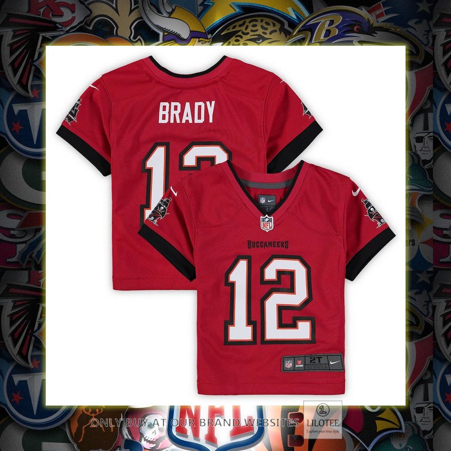 Tom Brady Tampa Bay Buccaneers Nike Toddler Red Football Jersey 6