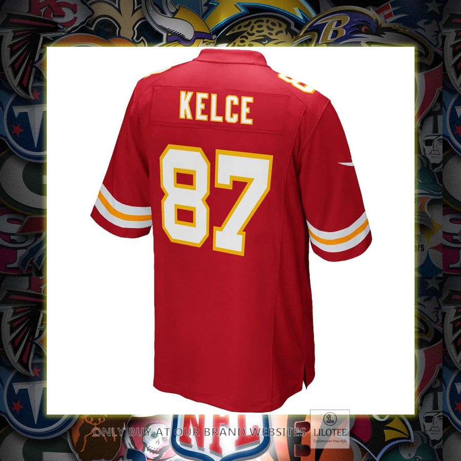 Travis Kelce Kansas City Chiefs Youth Nike Team Color Game Red Football Jersey 12