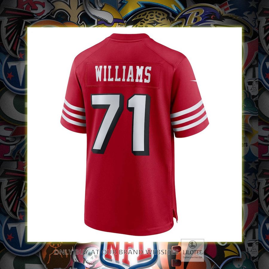 Trent Williams San Francisco 49Ers Nike Alternate Game Scarlet Football Jersey 3