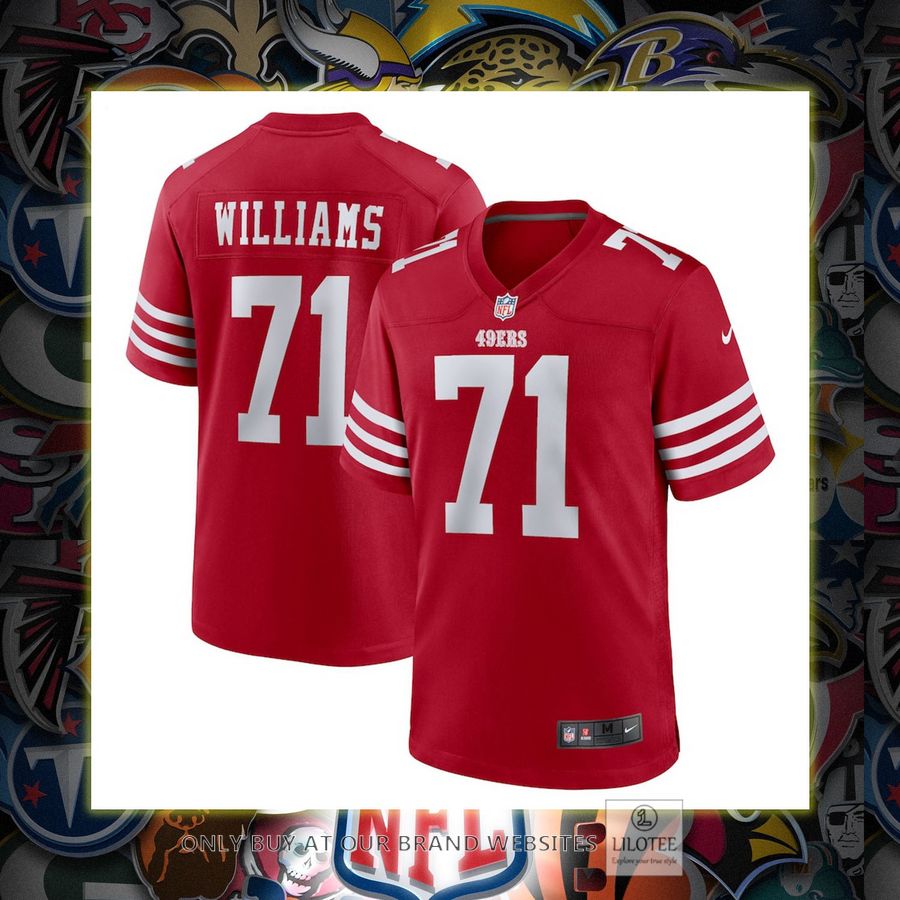 Trent Williams San Francisco 49Ers Nike Player Game Scarlet Football Jersey 6