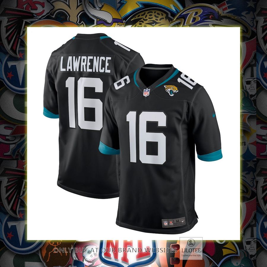 Trevor Lawrence Jacksonville Jaguars Nike Alternate Player Game Black Football Jersey 12