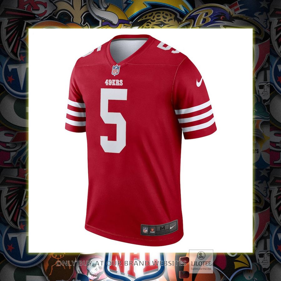 Trey Lance San Francisco 49Ers Nike Legend Scarlet Football Jersey 11