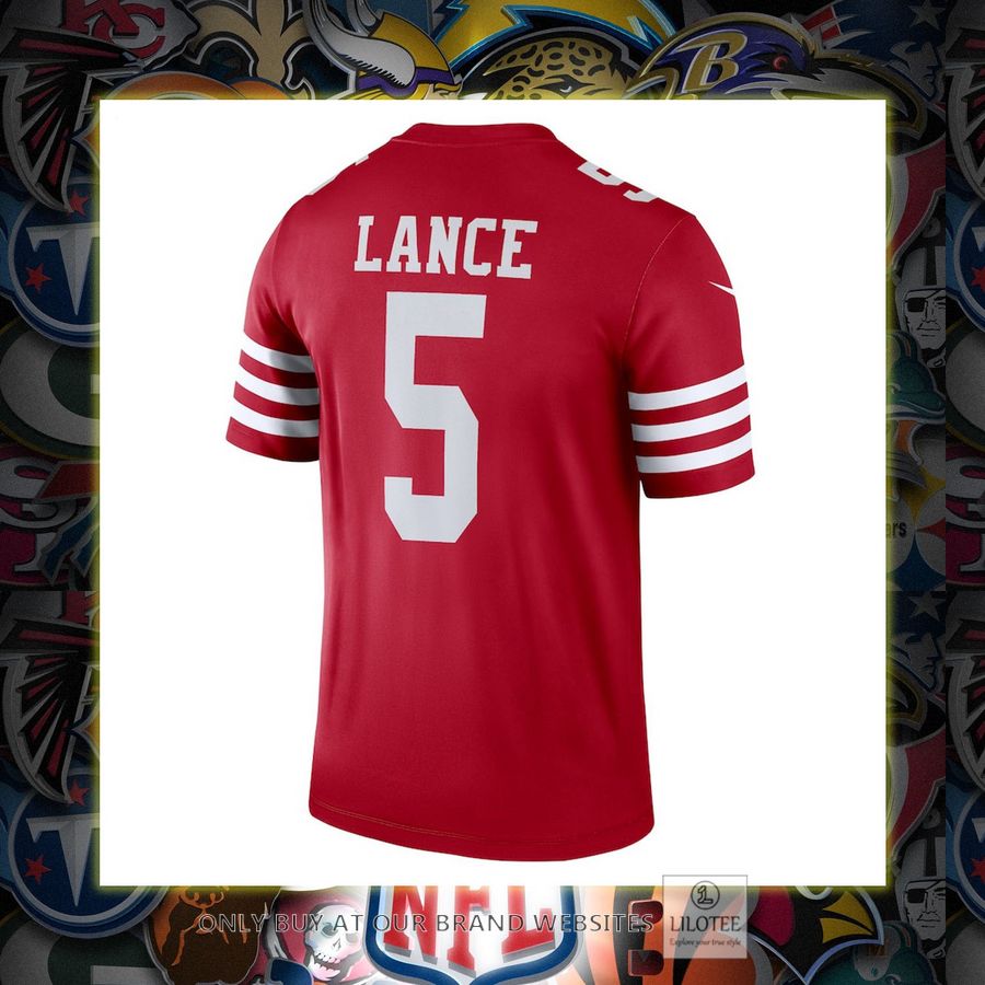 Trey Lance San Francisco 49Ers Nike Legend Scarlet Football Jersey 12