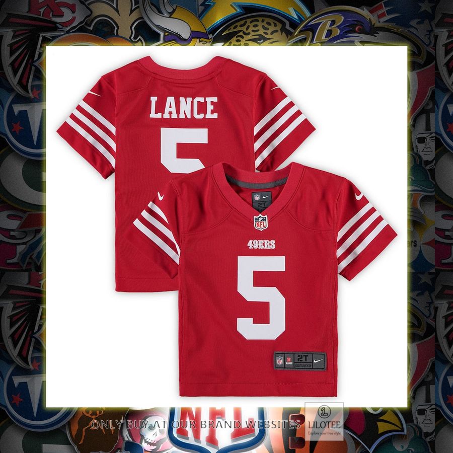 Trey Lance San Francisco 49Ers Nike Toddler Game Scarlet Football Jersey 10