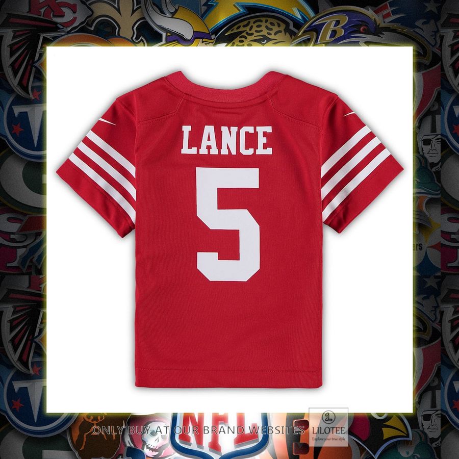 Trey Lance San Francisco 49Ers Nike Toddler Game Scarlet Football Jersey 3