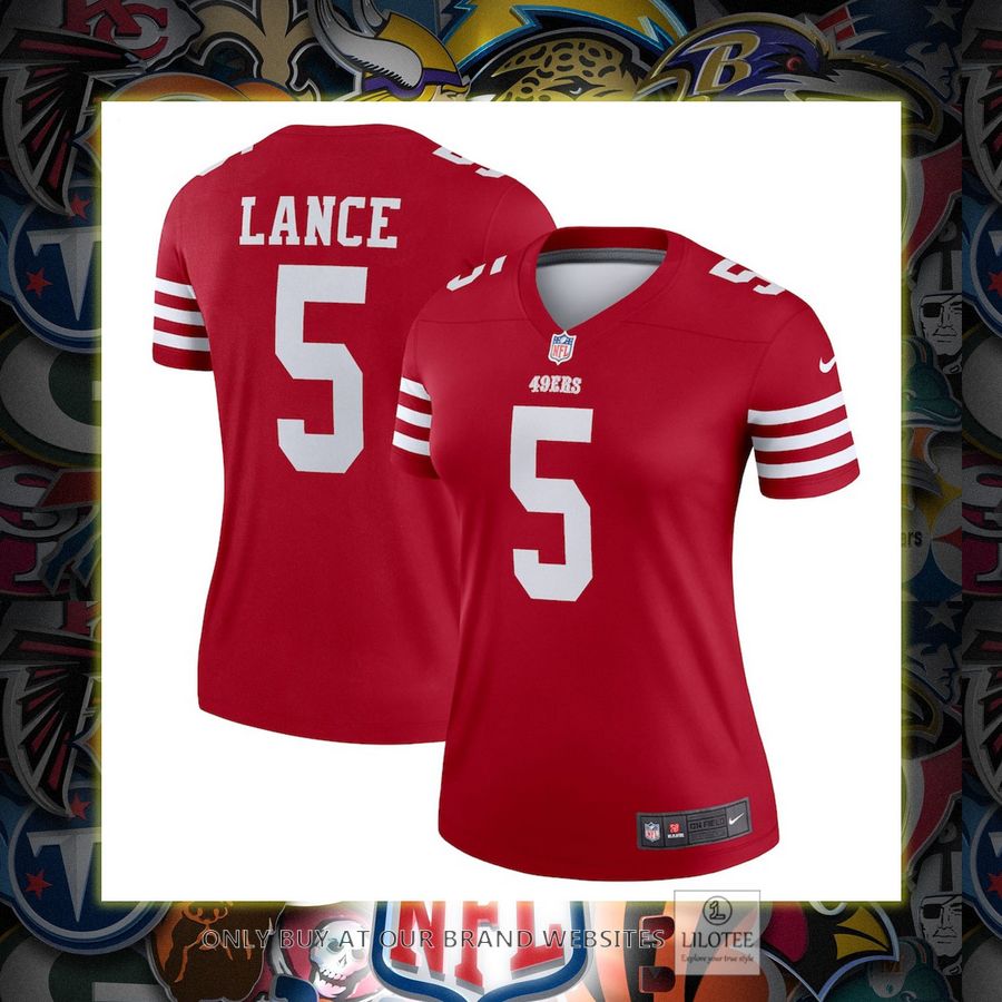 Trey Lance San Francisco 49Ers Nike Womens Legend Scarlet Football Jersey 8