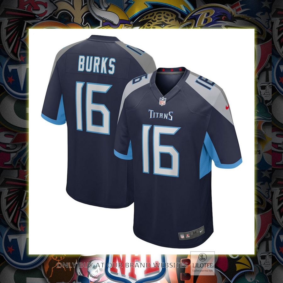 Treylon Burks Tennessee Titans Nike 2022 Nfl Draft First Round Pick Game Navy Football Jersey 9