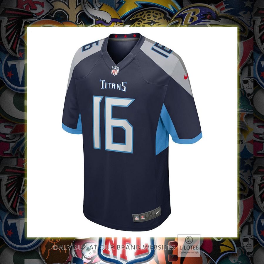 Treylon Burks Tennessee Titans Nike 2022 Nfl Draft First Round Pick Game Navy Football Jersey 2
