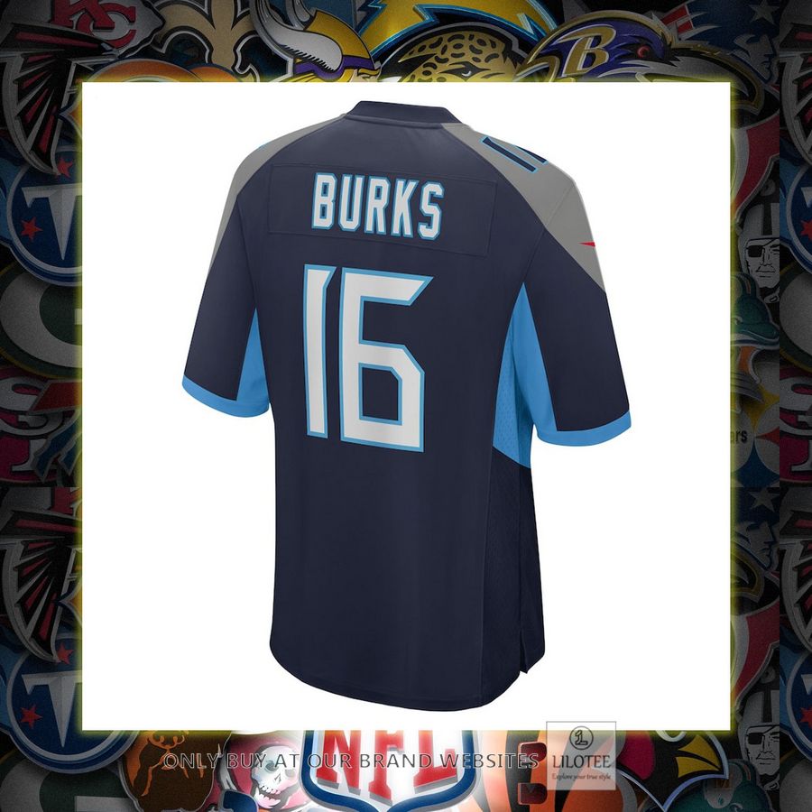 Treylon Burks Tennessee Titans Nike 2022 Nfl Draft First Round Pick Game Navy Football Jersey 12