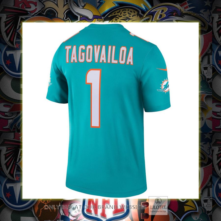 Tua Tagovailoa Miami Dolphins Nike Legend Aqua Football Jersey 5