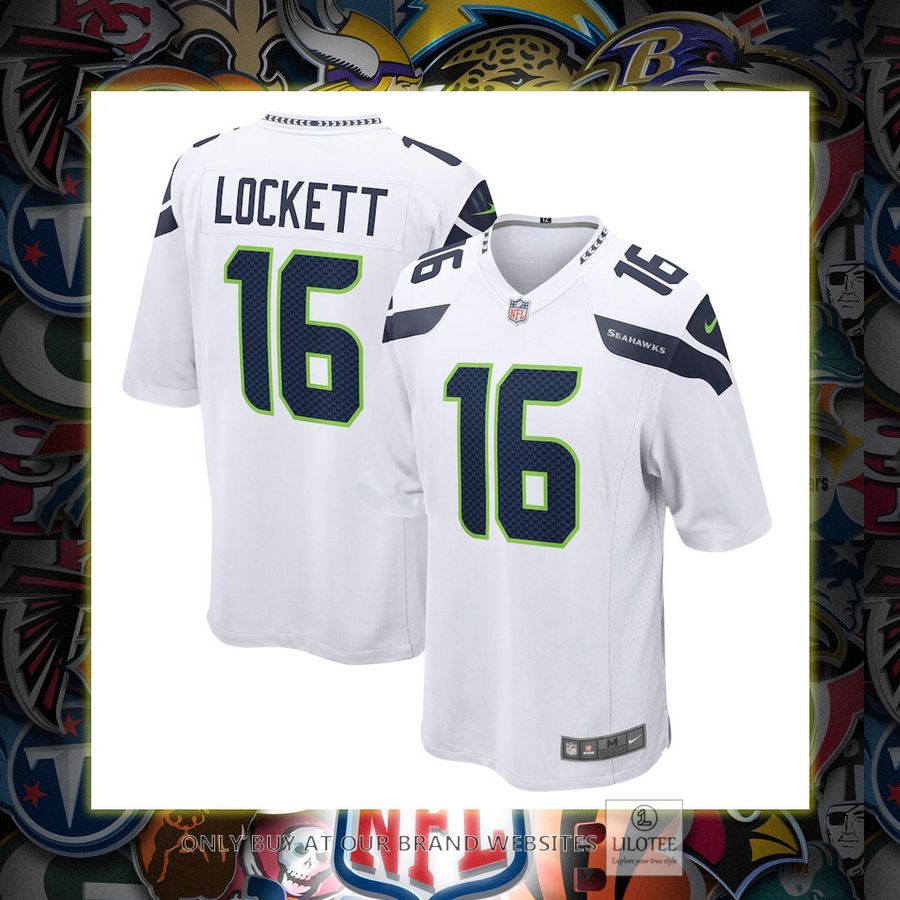 Tyler Lockett Seattle Seahawks Nike Game White Football Jersey 9