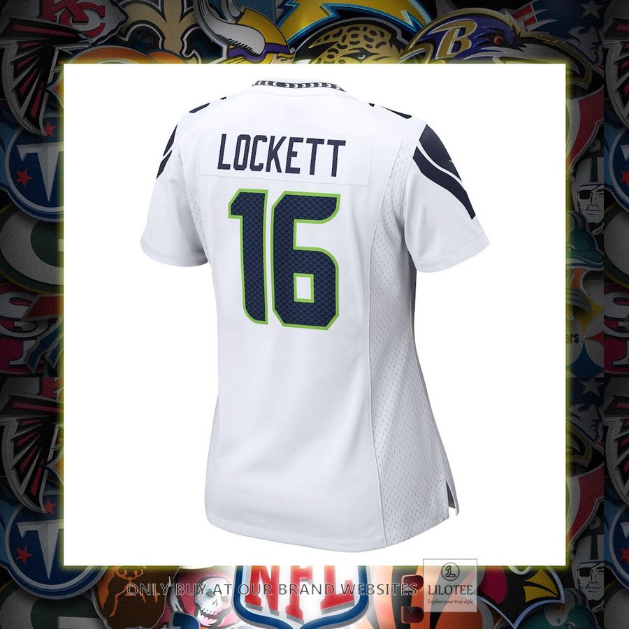 Tyler Lockett Seattle Seahawks Nike Womens Game White Football Jersey 12